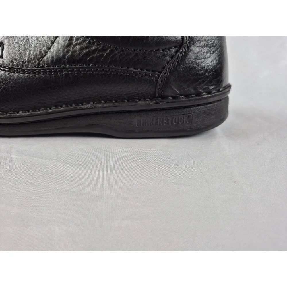Birkenstock Pasadena Mens Black Leather Lace Up Derby Shoes Size 41 US 8-8.5